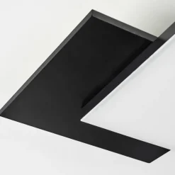 Plafonnier Barullu LED Bois clair, Noir, Blanc, 1 lumière