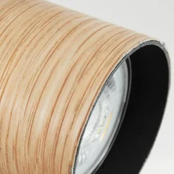 Plafonnier Beleco Écru, Noir, 1 lumière