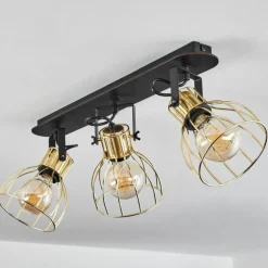 Plafonnier Bitterroot Noir, 3 lumières