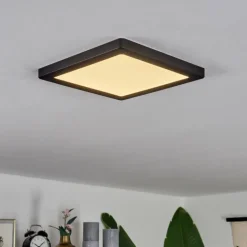 Plafonnier Canditas LED Noir, 1 lumière