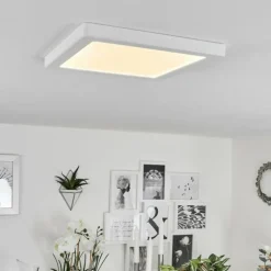 Plafonnier Canditas LED Blanc, 1 lumière