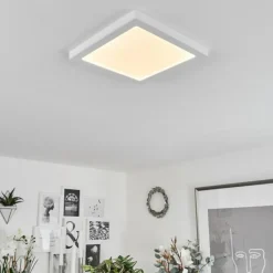 Plafonnier Canditas LED Blanc, 1 lumière