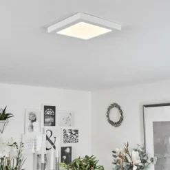 Plafonnier Canditas LED Blanc, 1 lumière