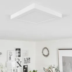 Plafonnier Canditas LED Blanc, 1 lumière