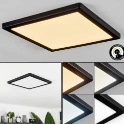 Plafonnier Canditas LED Noir, 1 lumière