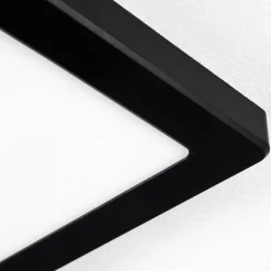 Plafonnier Canditas LED Noir, 1 lumière