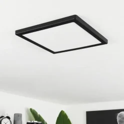 Plafonnier Canditas LED Noir, 1 lumière