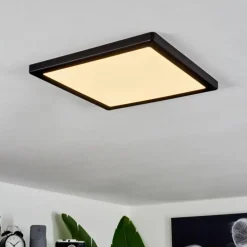 Plafonnier Canditas LED Noir, 1 lumière