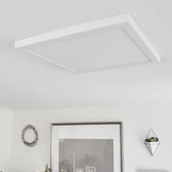 Plafonnier Canditas LED Blanc, 1 lumière