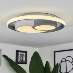 Plafonnier Casqueira LED Gris, Blanc, 1 lumière