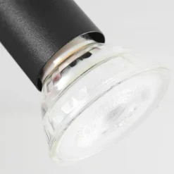 Plafonnier Castillo Noir, 3 lumières