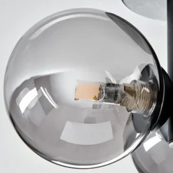 Plafonnier Cebola Noir, 3 lumières