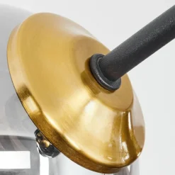 Plafonnier Chehalis Laiton, Noir, 6 lumières