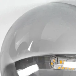 Plafonnier Chehalis LED Noir, 2 lumières