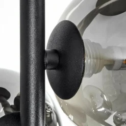 Plafonnier Chehalis Noir, 4 lumières