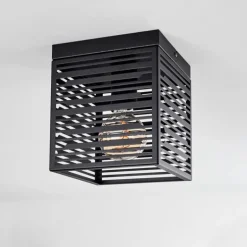 Plafonnier Cire Noir, 1 lumière