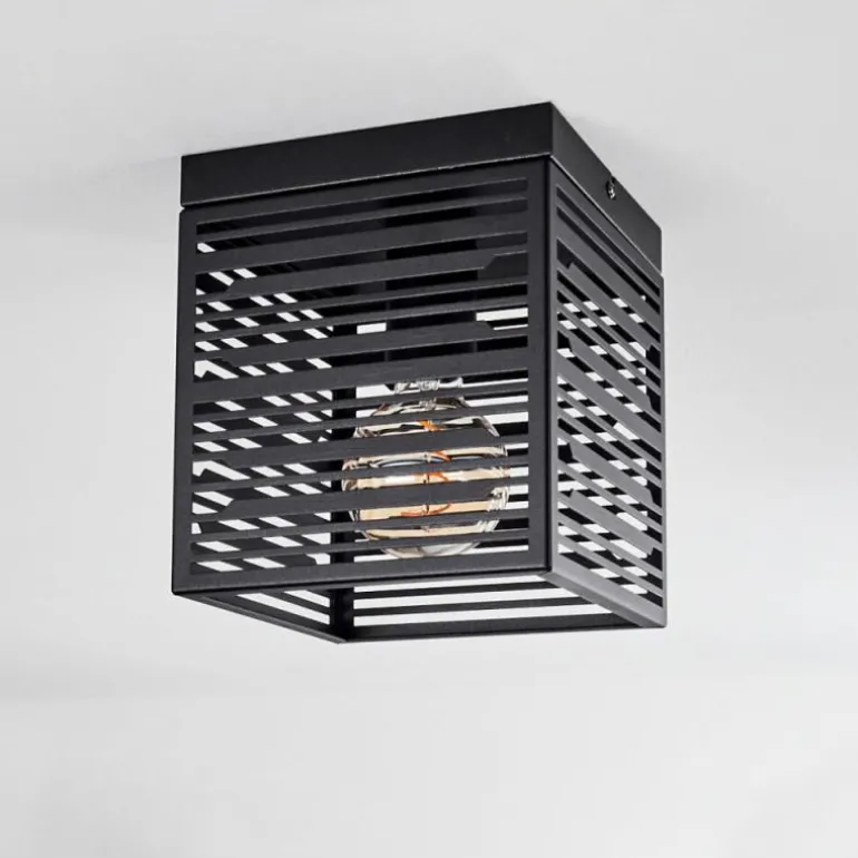 Plafonnier Cire Noir, 1 lumière