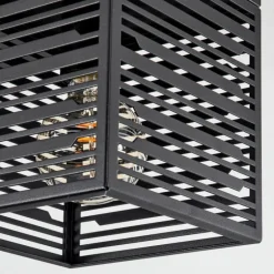 Plafonnier Cire Noir, 2 lumières