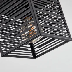 Plafonnier Cire Noir, 2 lumières