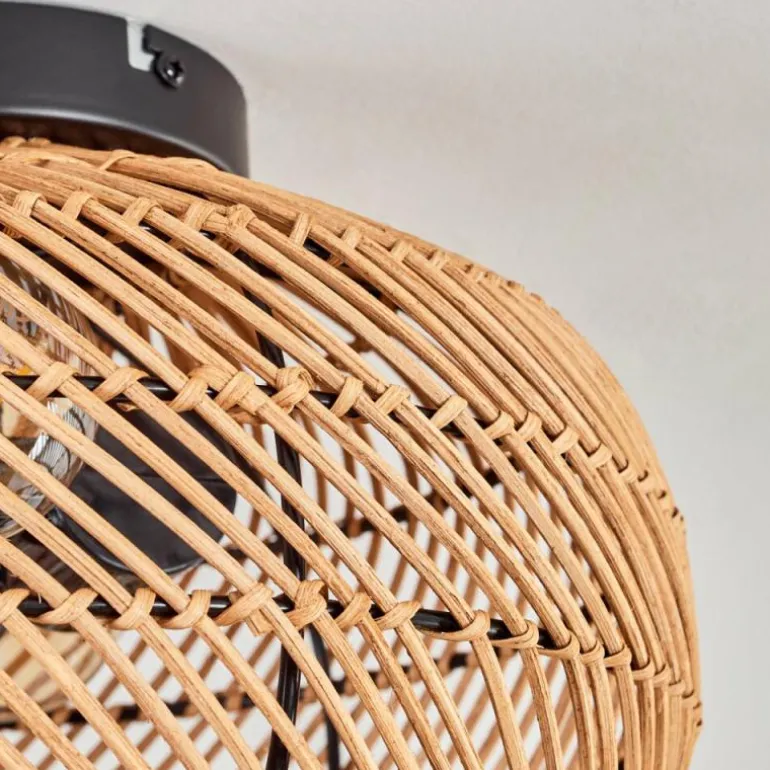 Plafonnier 30 cm Brandala Noir, 2 lumières