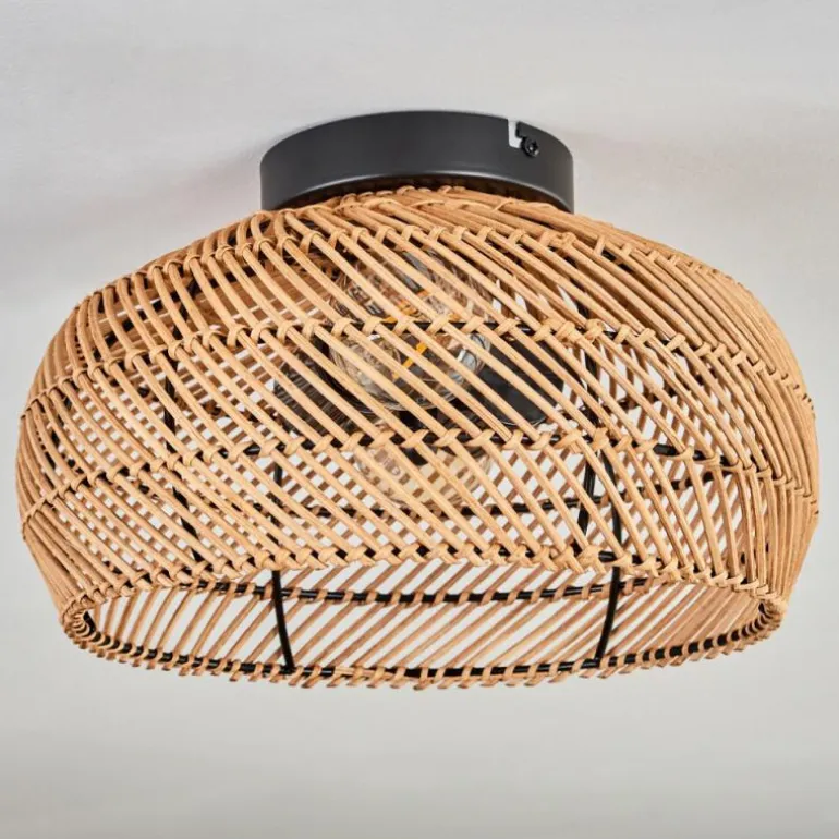 Plafonnier 30 cm Brandala Noir, 2 lumières