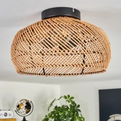 Plafonnier 30 cm Brandala Noir, 2 lumières