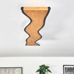 Plafonnier 98,5 cm Malling LED Écru, Noir, Blanc, 1 lumière