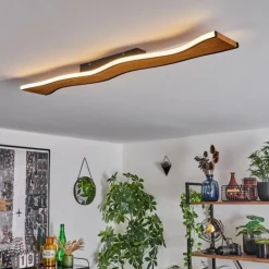 Plafonnier 98,5 cm Malling LED Écru, Noir, Blanc, 1 lumière