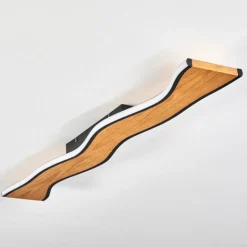 Plafonnier 98,5 cm Malling LED Écru, Noir, Blanc, 1 lumière