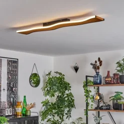 Plafonnier 98,5 cm Malling LED Écru, Noir, Blanc, 1 lumière