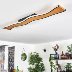 Plafonnier 98,5 cm Malling LED Écru, Noir, Blanc, 1 lumière