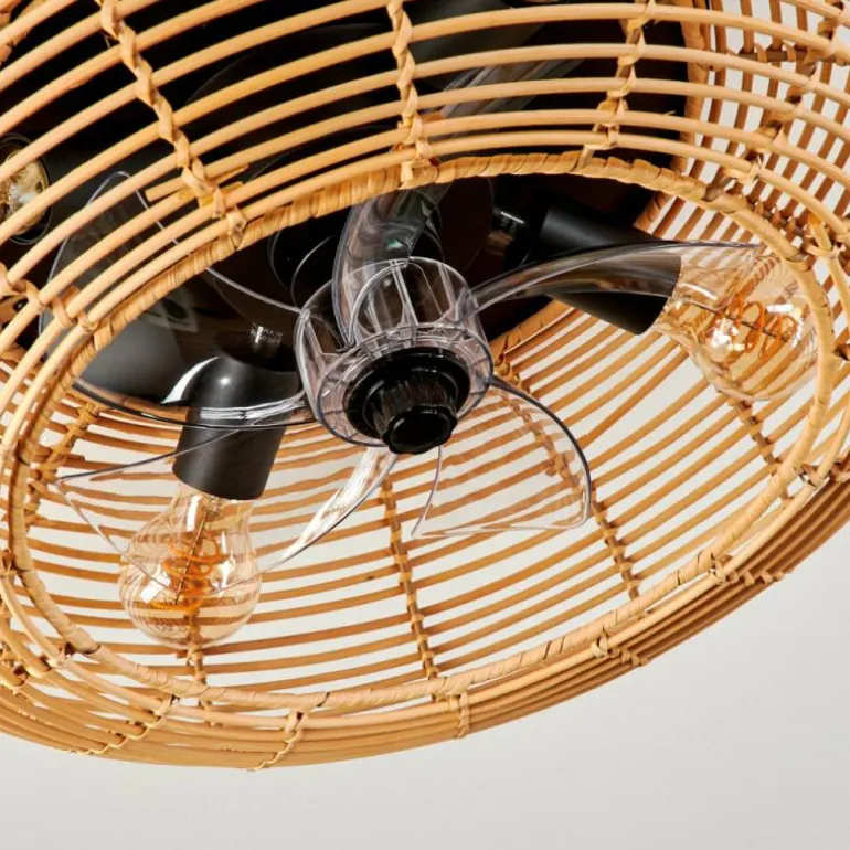 Plafonnier 50 cm Mulstrand Noir, 4 lumières