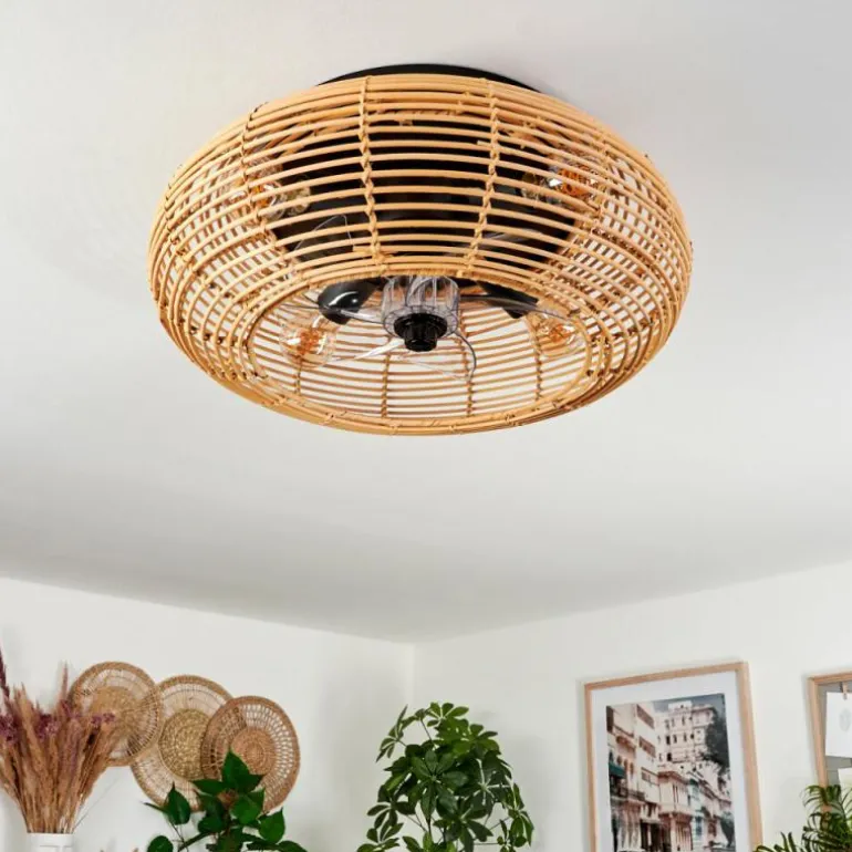 Plafonnier 50 cm Mulstrand Noir, 4 lumières