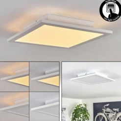 Plafonnier 30 cm Valmanya LED Blanc, 1 lumière