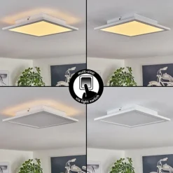 Plafonnier 30 cm Valmanya LED Blanc, 1 lumière