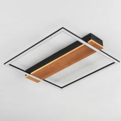 Plafonnier Courceaux LED Écru, Noir, 1 lumière