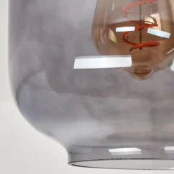 Plafonnier Curveira Bronze, Noir, 1 lumière