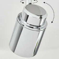 Plafonnier Douarnenez Chrome, 4 lumières