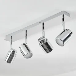 Plafonnier Douarnenez Chrome, 4 lumières