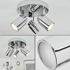 Plafonnier Douarnenez Chrome, 3 lumières