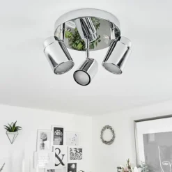 Plafonnier Douarnenez Chrome, 3 lumières