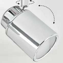 Plafonnier Douarnenez Chrome, 3 lumières