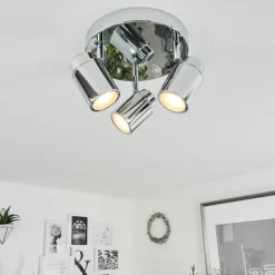 Plafonnier Douarnenez Chrome, 3 lumières