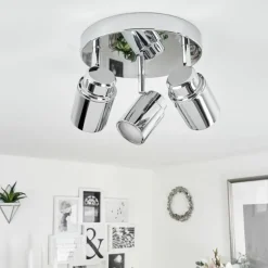 Plafonnier Douarnenez Chrome, 3 lumières
