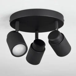 Plafonnier Douarnenez Noir, 3 lumières