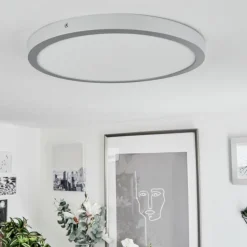 Plafonnier Finsrud LED Argenté, 1 lumière