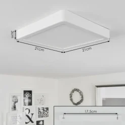 Plafonnier Finsrud LED Blanc, 1 lumière