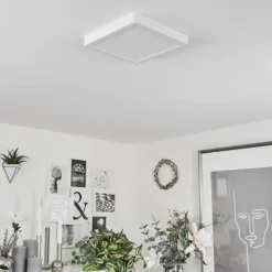 Plafonnier Finsrud LED Blanc, 1 lumière