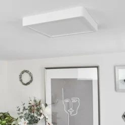 Plafonnier Finsrud LED Blanc, 1 lumière