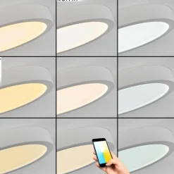 Plafonnier Finsrud LED Blanc, 1 lumière